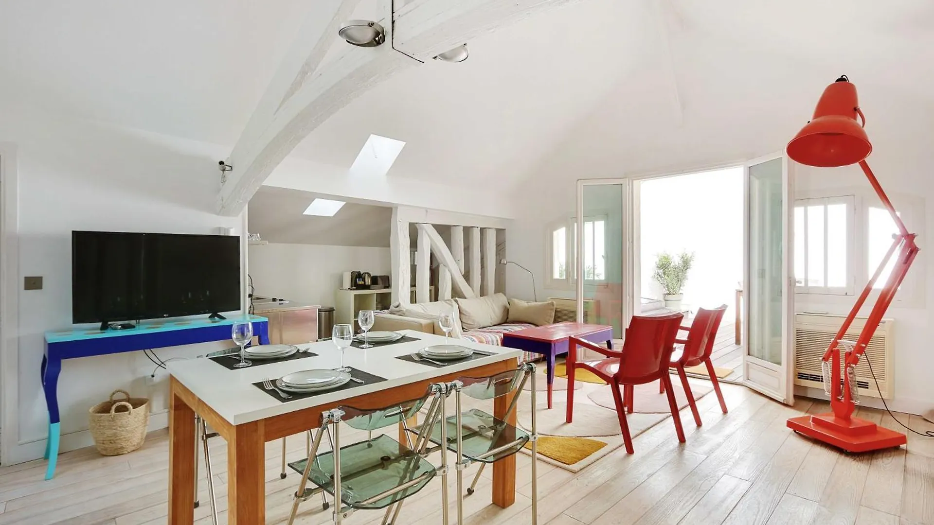 Cozy Avec Terrace - 2br-4p - Centre De 아파트