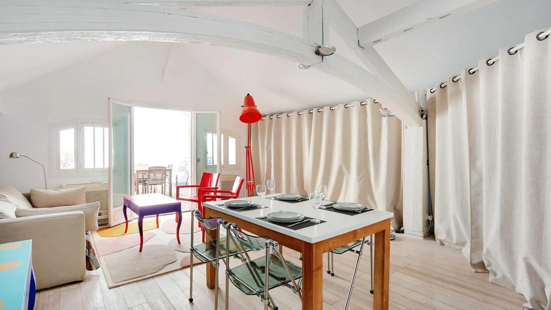 Cozy Avec Terrace - 2br-4p - Centre De 아파트 *