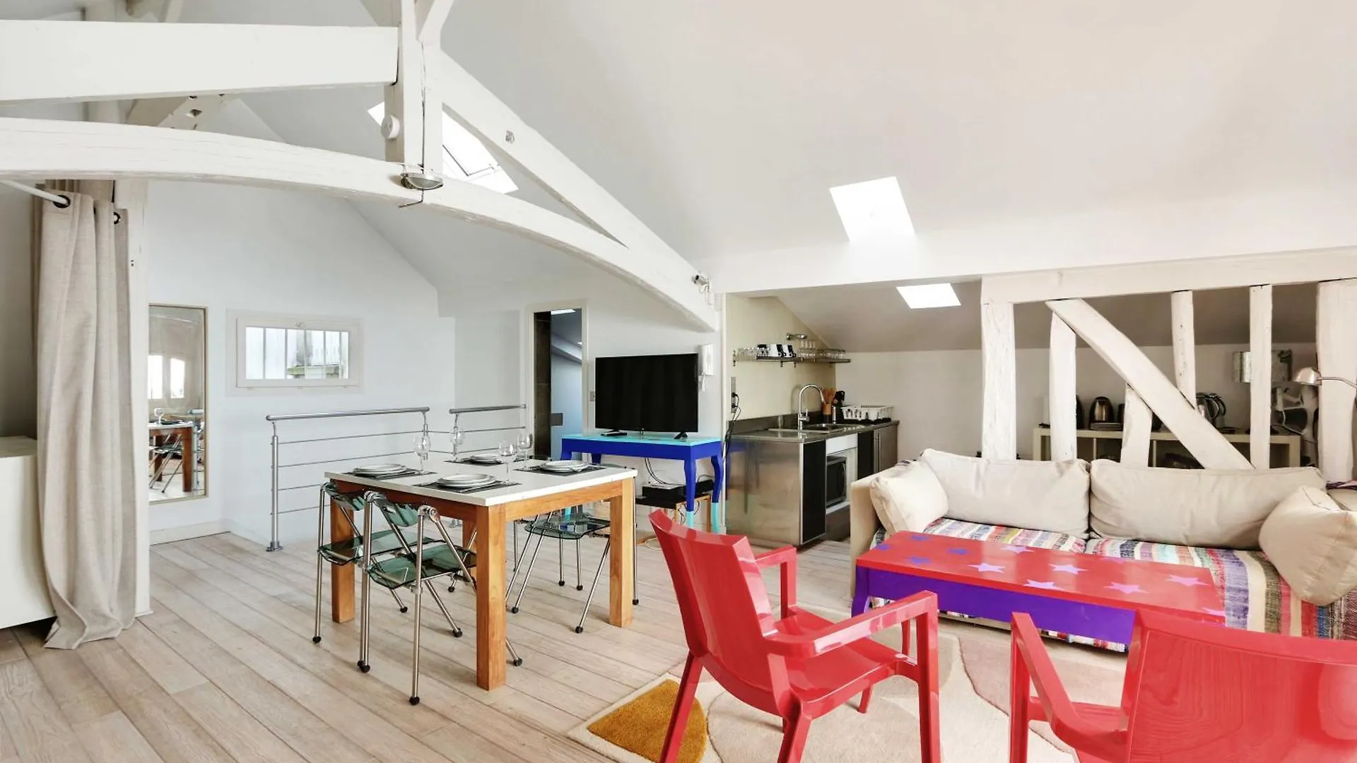 Apartment Cozy Avec Terrace - 2br-4p - Centre De