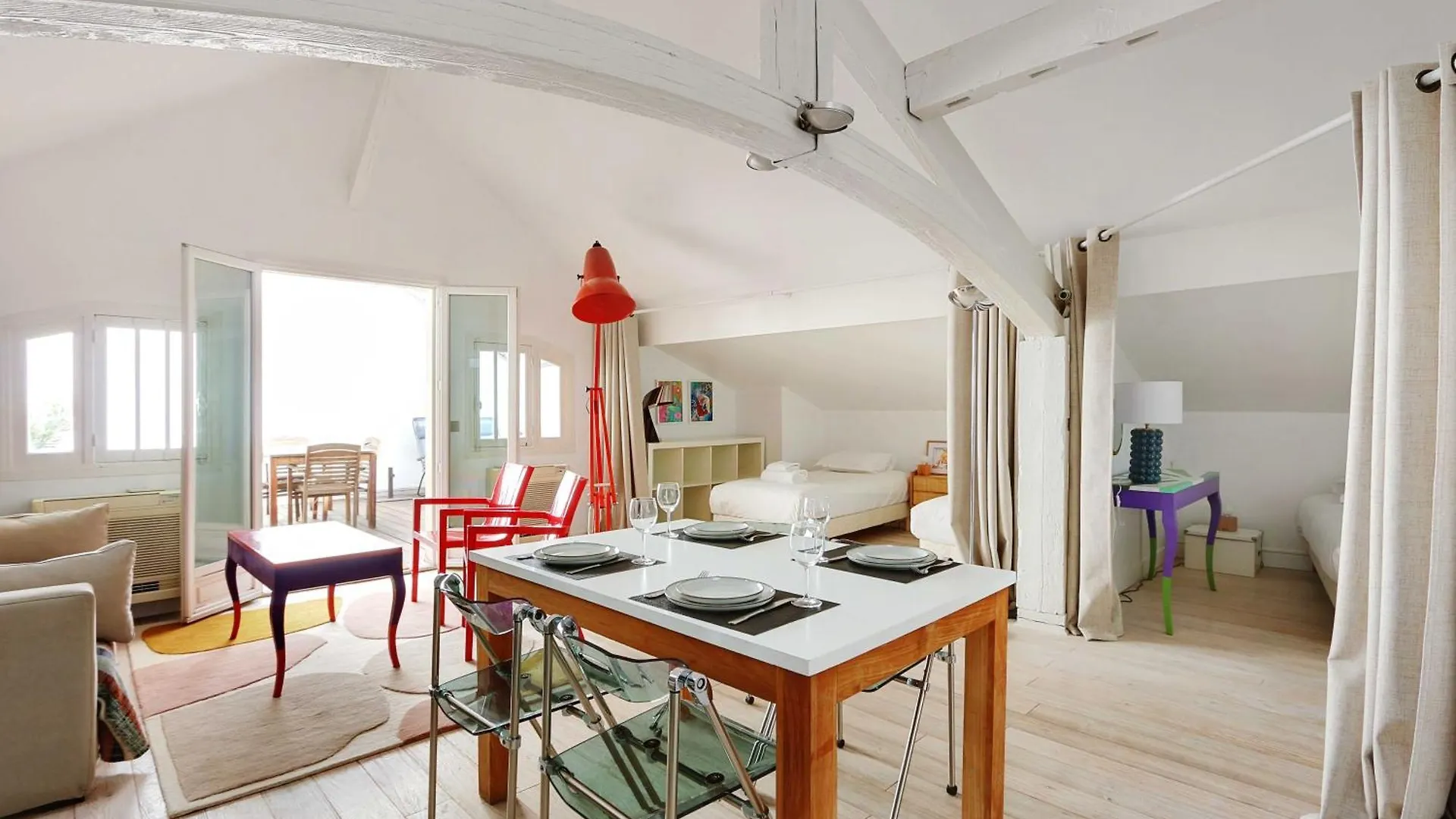 Apartment Cozy Avec Terrace - 2br-4p - Centre De
